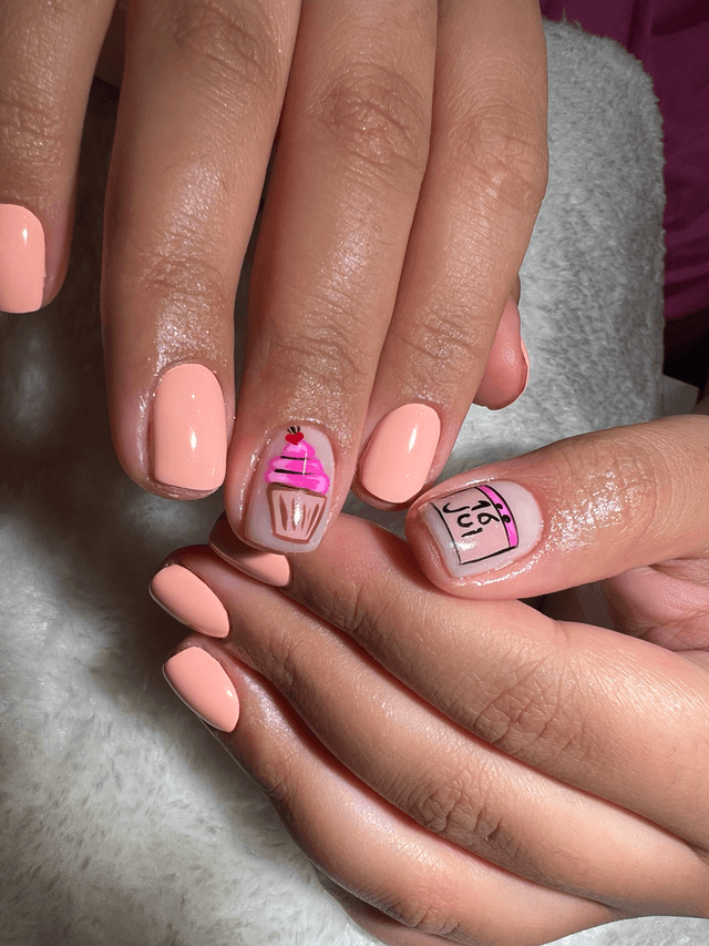 Professional manicure showcase