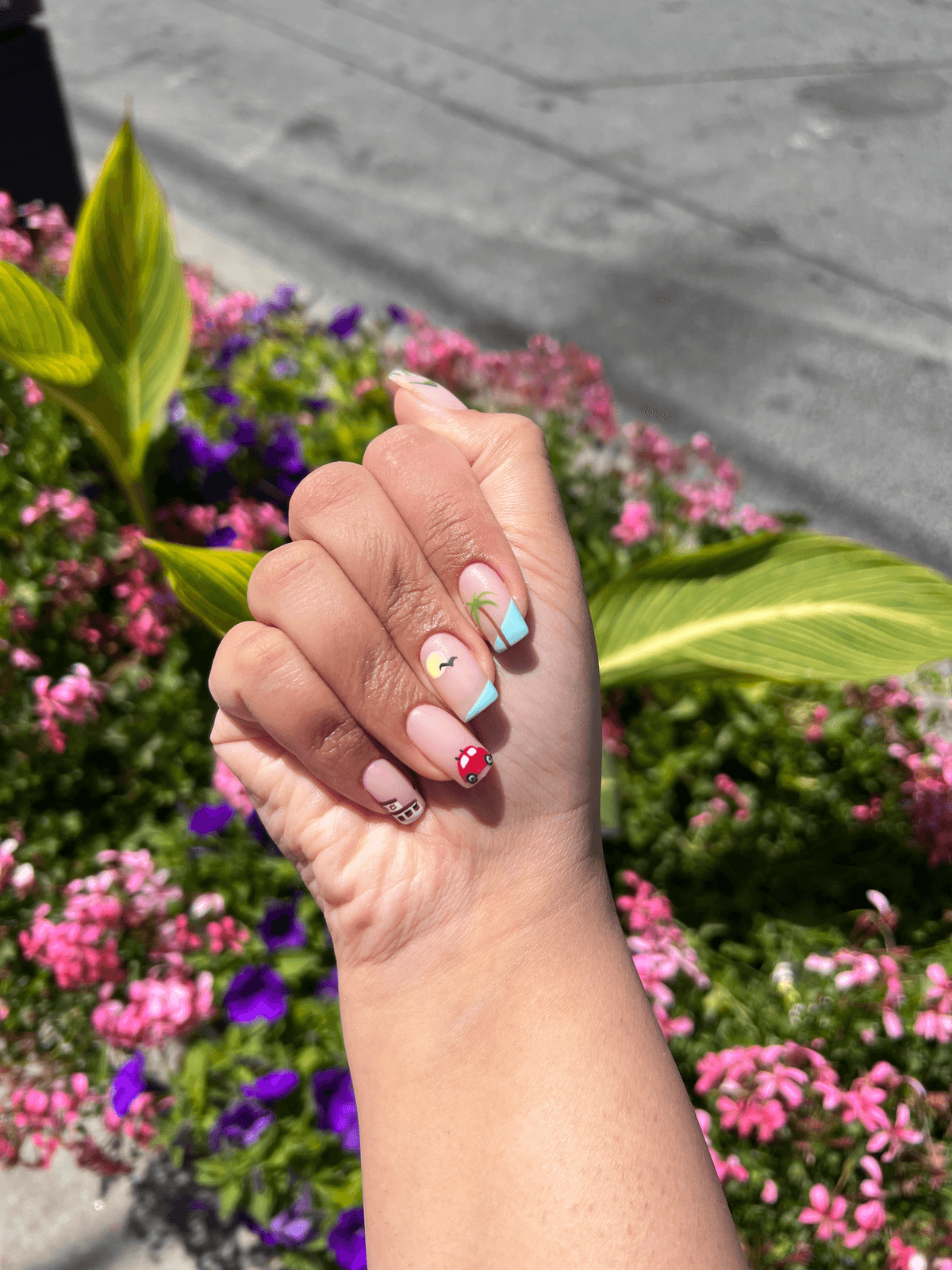 Featured nail art by Hannah